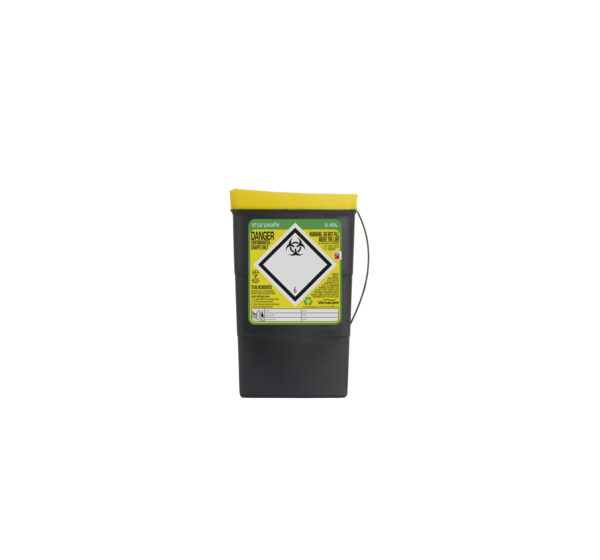 Sharpsafe-riskijäteastia, 0,45 l, neulanpoistoaukko