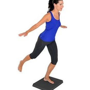 Mambo Max Balance Pad Tasapainopatja 47 × 39 × 6 cm musta