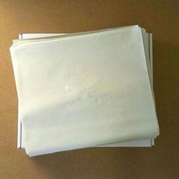 Suojaliina Valkoinen kreppi 1000 kpl 47 x 47 cm